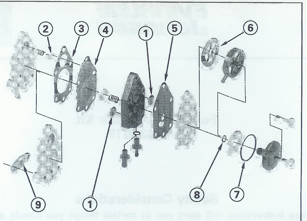 Rebuilding the OMC Fuel Pump 9 9 evinrude fuel pump diagram 